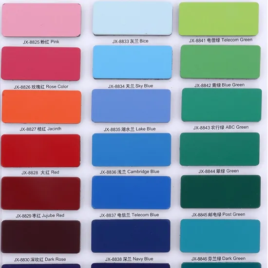 Exterior Curtain Wall Decoration Material PE PVDF 4mm Aluminum Composite Panel 