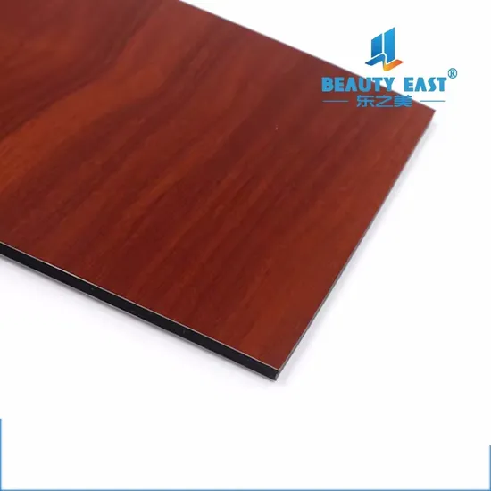 PE PVDF Coating Marble Pattern Aluminum Composite Panel Exterior Curtain Wall 