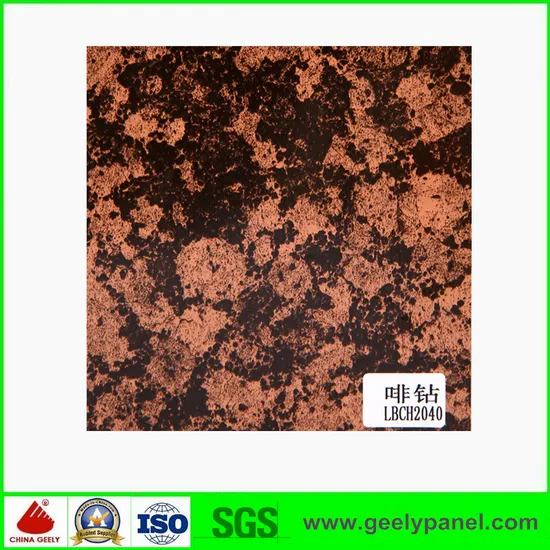 PVDF ACP High Quality Marble Color Aluminium Composite Panel 